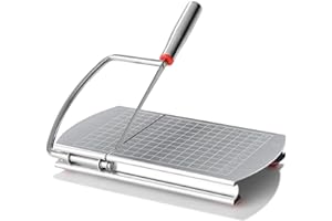Faat3 Coi4 Cheese Slicer, Multipurpose Cheese Cutter Stainless Steel Cheese Slicers for Block Cheese, Butter, Sausages, Fruit
