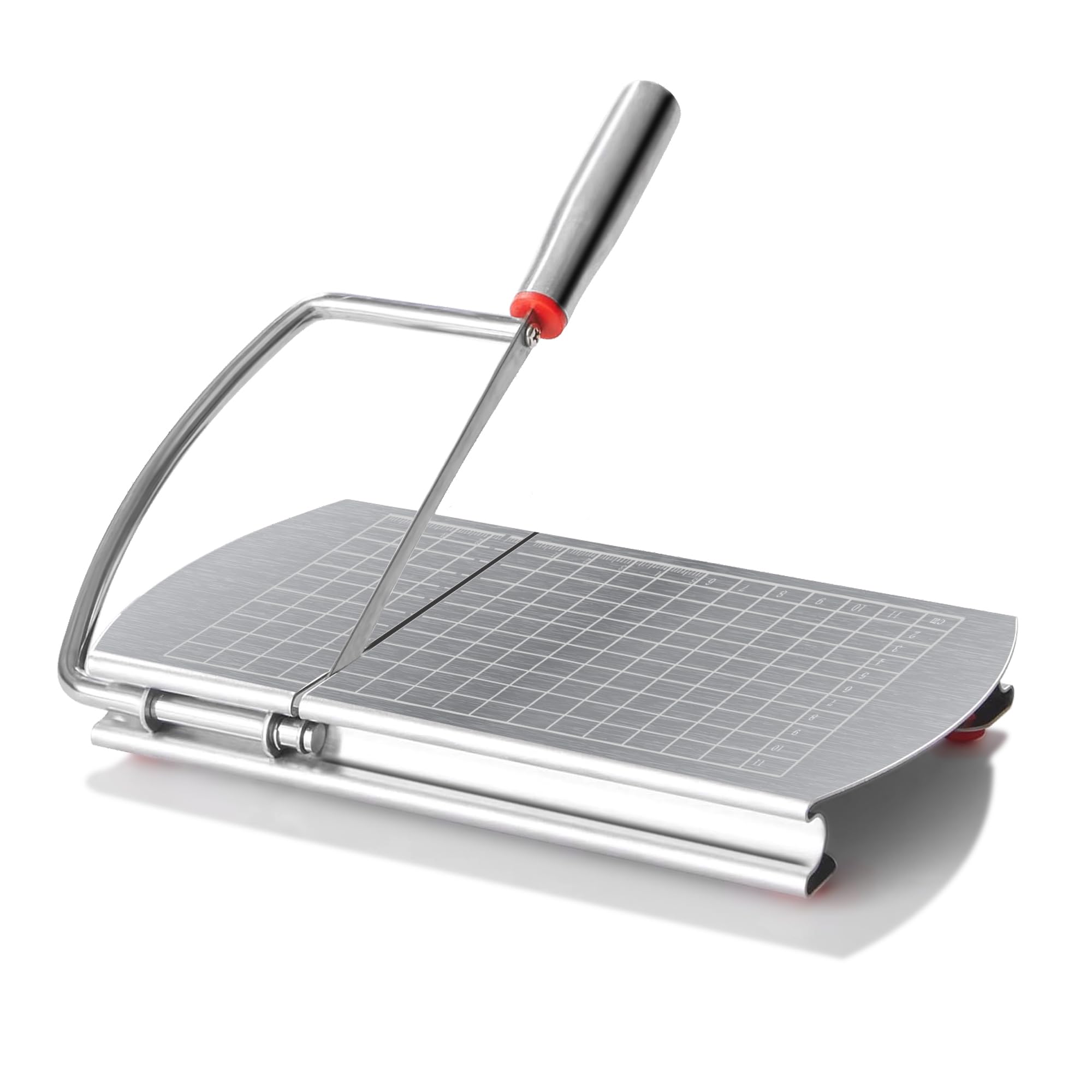 Photo 1 of Cheese Slicer, Multipurpose Cheese Cutter Stainless Steel Cheese Slicers for Block Cheese, Butter, Sausages, Fruits Kitchen Gadget Cheese Cutting Board