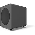 Kanto SUB8VMG Sealed Powered Subwoofer | 300W Peak Power | 8" Woofer | Matte Grey