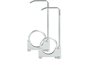 GESEXI Exhaust Clamp With Hanger fit 2.5" Exhaust Pipe, Universal Clamp On Exhaust Hanger-2PCS