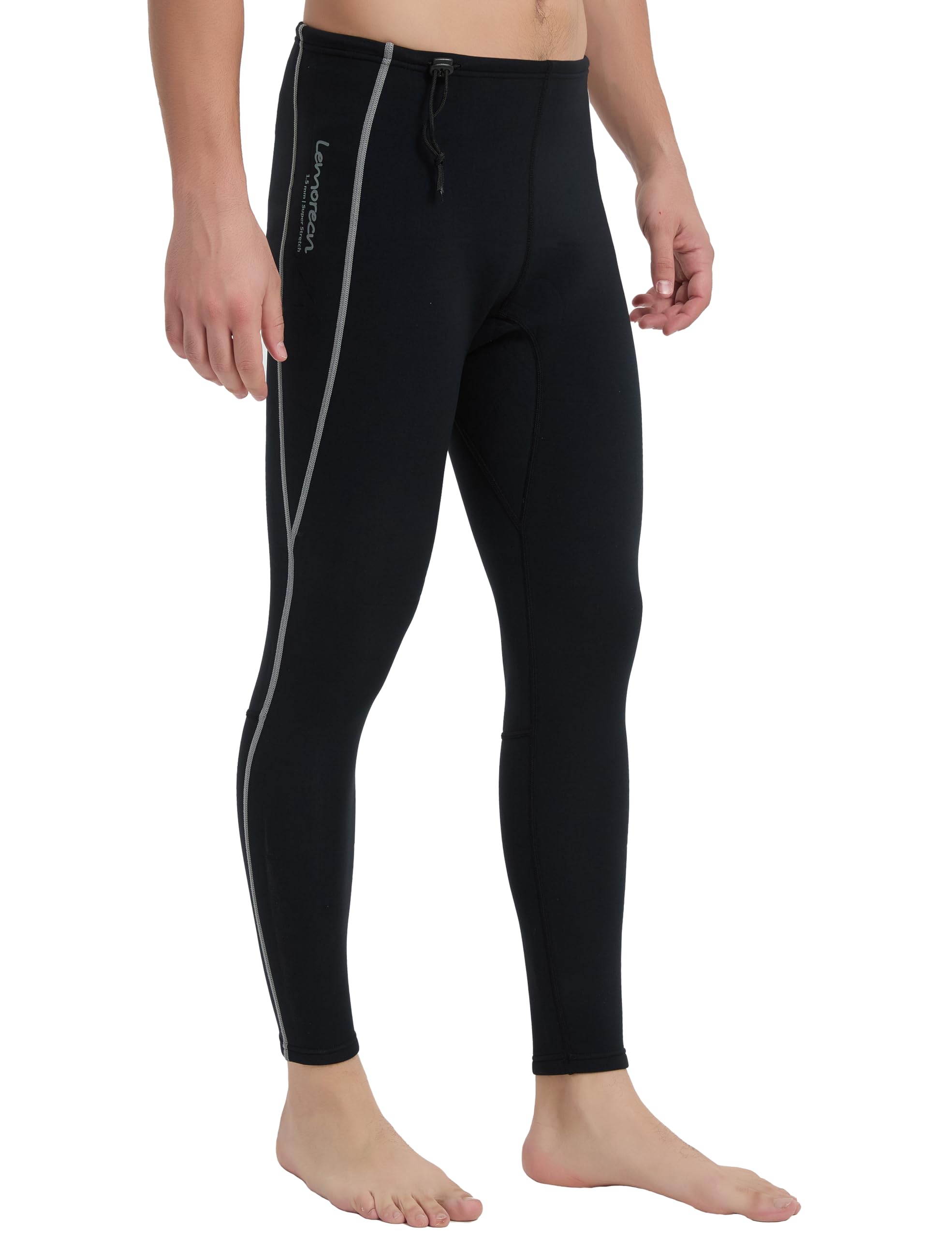 Lemorecn Wetsuits Pants 1.5mm Neoprene Swimming Canoeing Pants（1011-3XL)