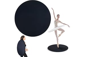 Tristcily 31inch Portable Dance Floor, Tap Dance Floor, Ballet Training Equipment Ideal for Figure Skating Practice Mat,Jazz,Tap Board,Turning Board and Party Dancing for All Ages