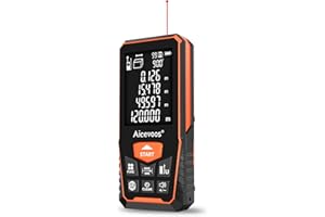 Aicevoos Laser Measure with Large Backlit Screen, Digital Laser Measurement Tool with Electronic Angle Measures Distance, Area and Volume