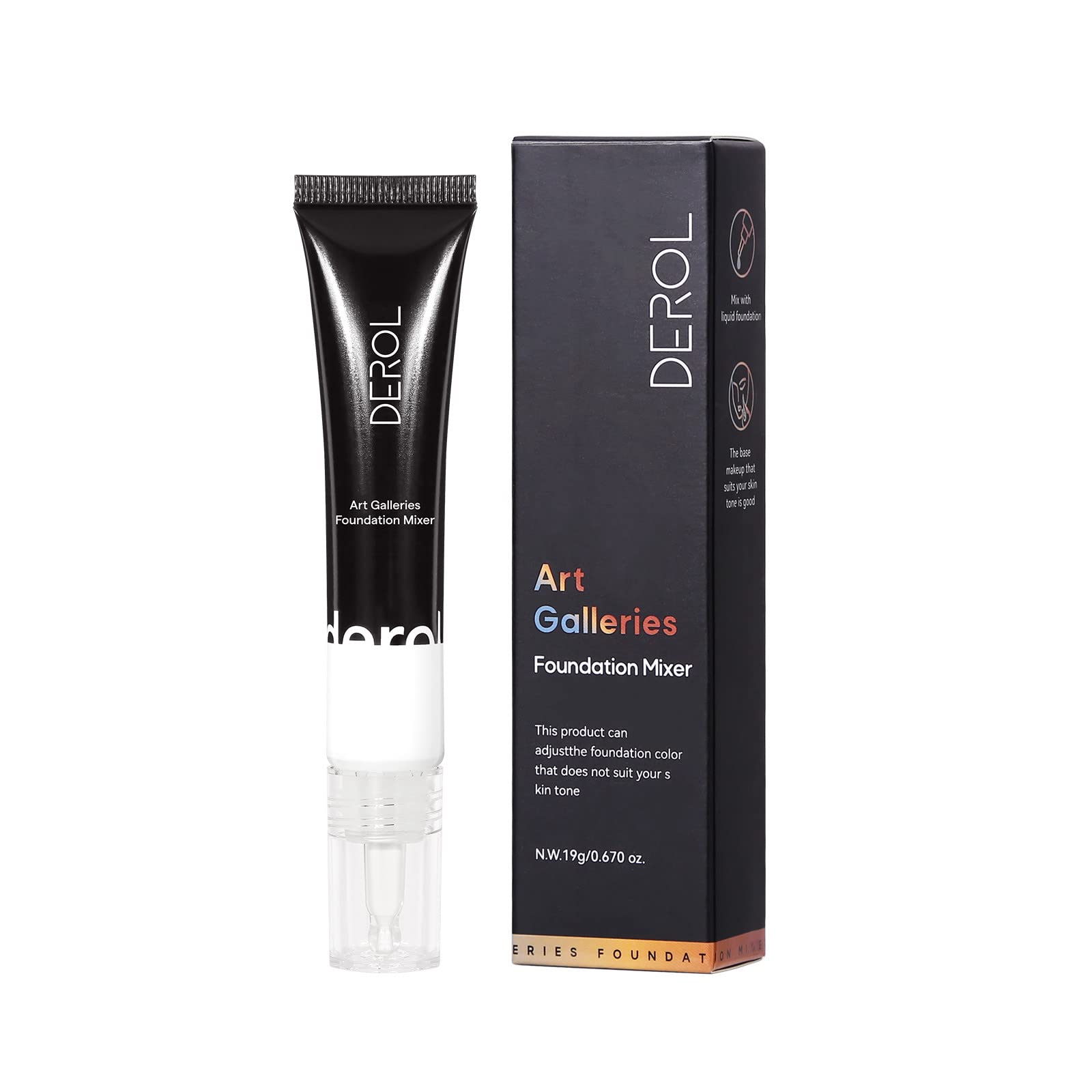 Foundation Mixer and Adjusting Drops - Change Foundation Colour to Match Your Skin Tone (White)