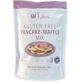 gfJules Gluten-Free Pancake Mix &amp; Waffle Mix, Dry Baking Blend, 16 Oz, 1 Pk | Certified Gluten-Free, Kosher, Top-9 Allergen-Free, Vegan, Non-GMO, No Grit Texture, Light, Fluffy, Smooth Batter