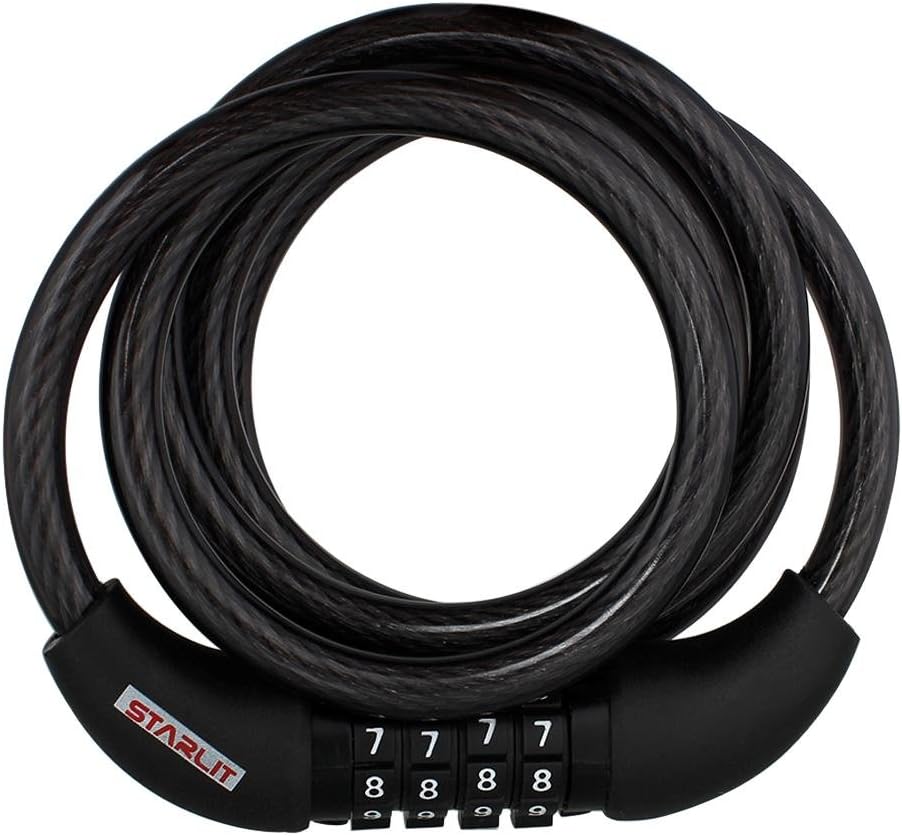 Twister Bicycle Number Cable Lock 48 Inch