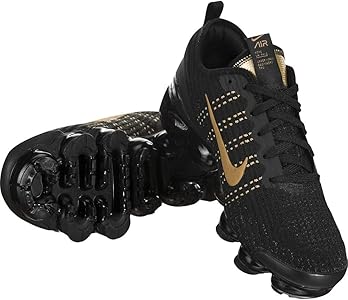 nike air vapormax black and gold