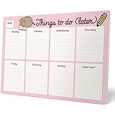 Grupo Erik Pusheen To Do List Notepad A4 54 Sheets, Pusheen Gifts | Pusheen stuff, 90 gsm paper, daily weekly planner, ADHD planner pad, improve productivity, task planner