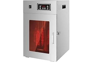 Commercial Food Dryer, Rotary Meat Dryer, Meat Curing Chamber Box Food Dehydrator and Drying Cabinet, with 30-90 ℃ Adjustable