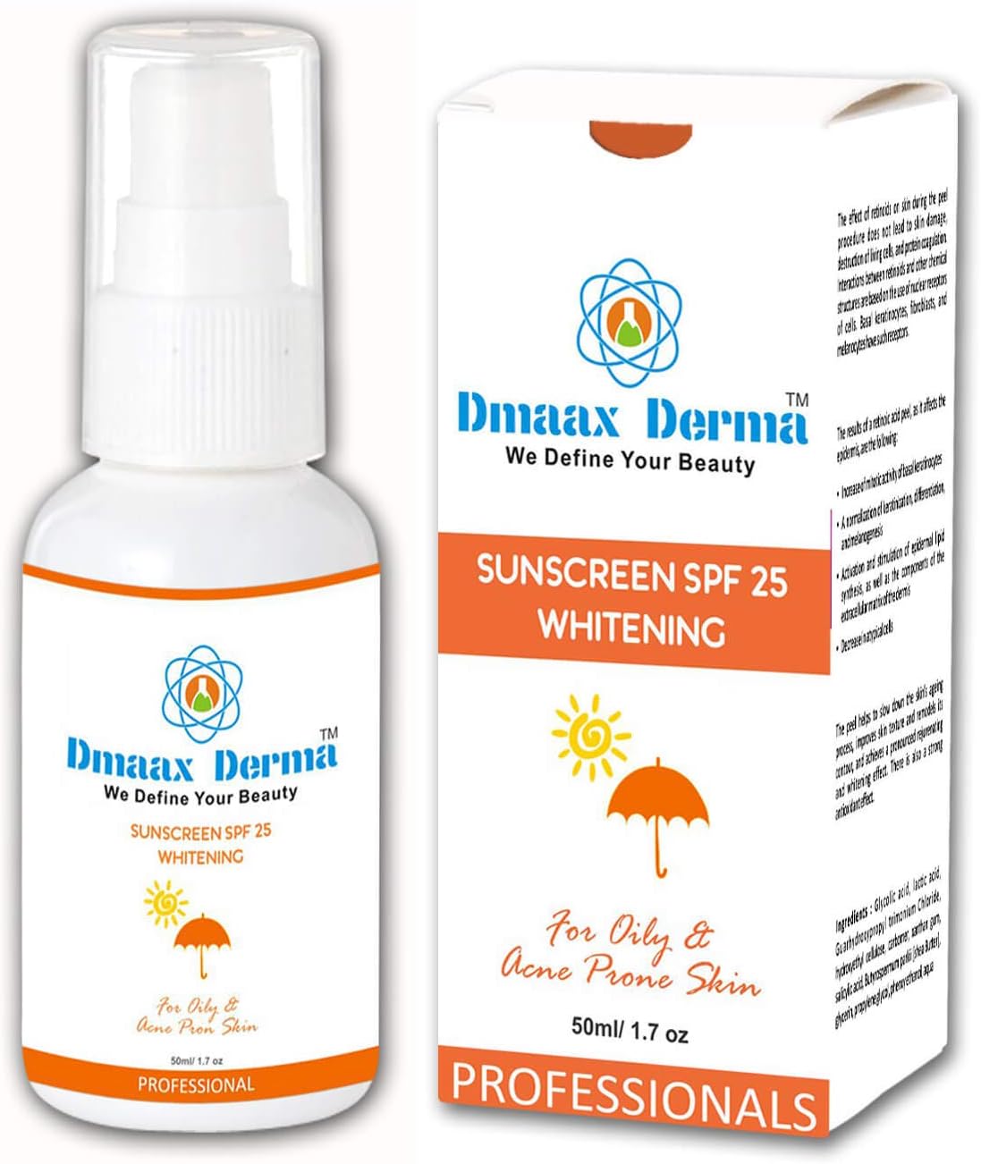 Dmaax Derma Sunscreen Spf 25 Â€“ Whitening 50Ml Ultimate Multi-Performance Day 50 ml NA