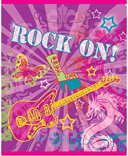 Rock On Girls Party Goodie Bags, 8ct