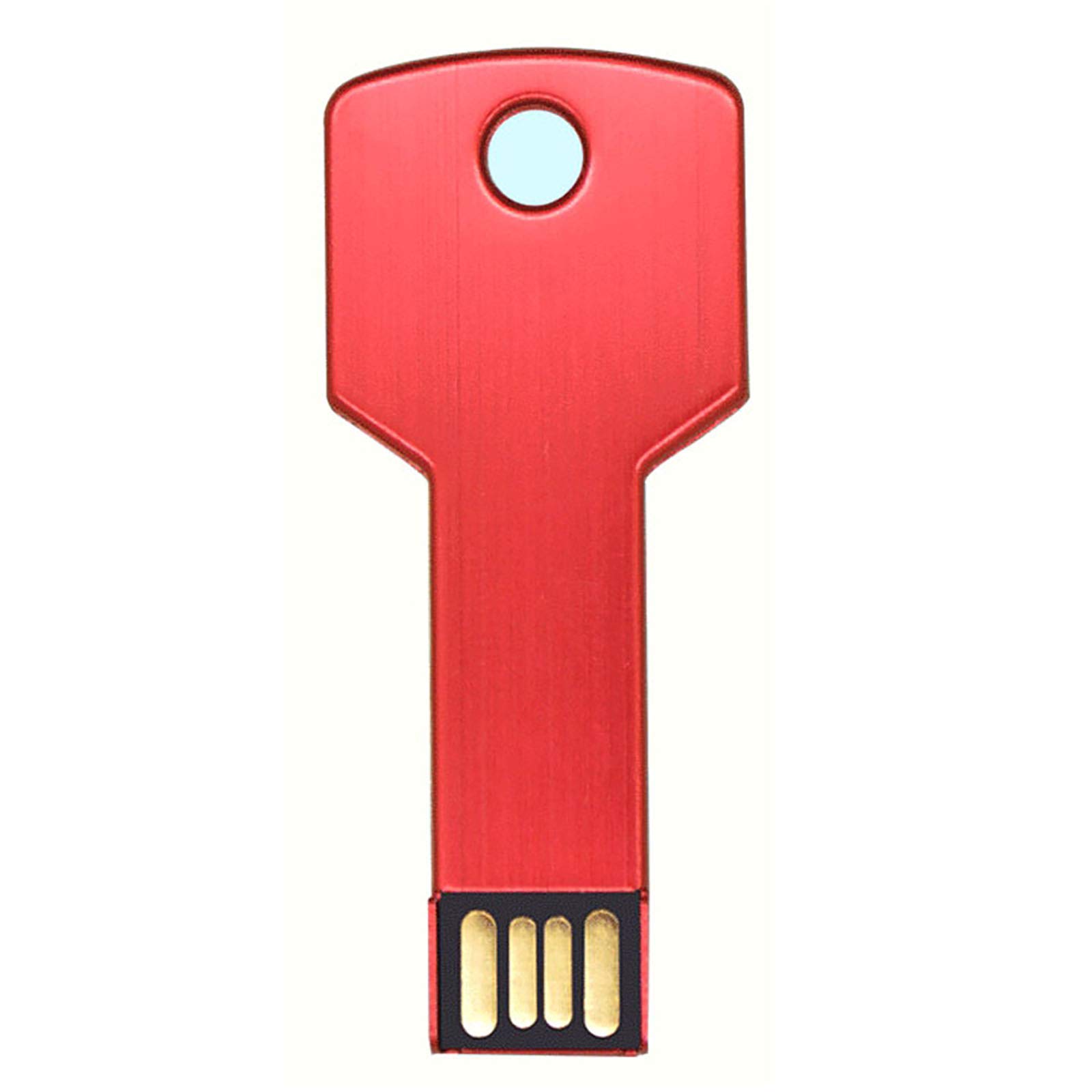 Pendrive USB Metal Key 32 64 GB 128 GB External Memory Waterproof Laptop Notebook Car A002 (64 GB, Red)