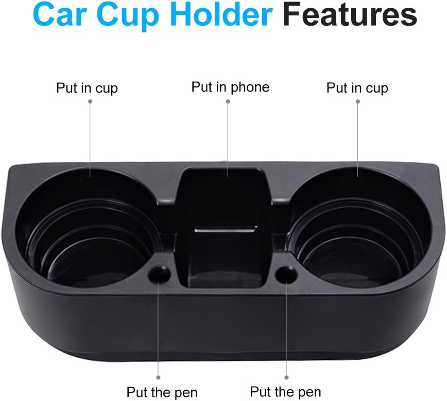 Yosoo Universal Auto Truck Car Seat Drink Cup Holder Valet Beverage Can Bottle Food Mount Stand Storage Box - Image 4