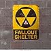 Fallout Shelter Warning Military Steel Sign Vintage Style 12 x 16