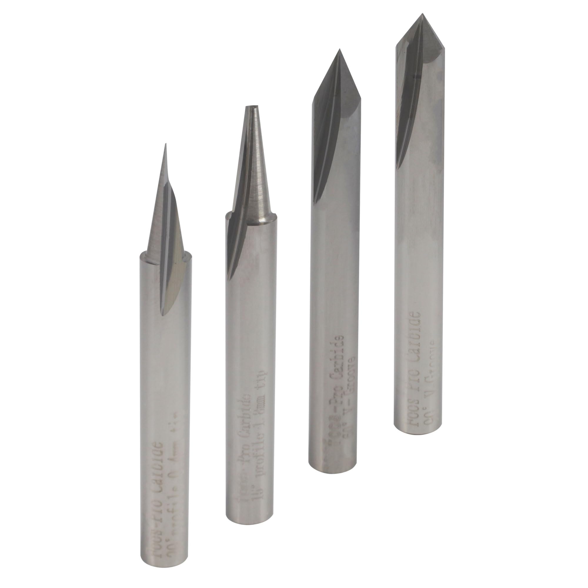 FOOS - Engraving CNC Wood Carving Router Bit Set