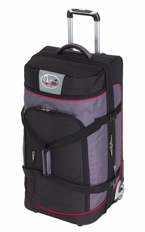 Trolley bolsa de viaje bolsa de deporte 89 L, con 2 ruedas y ...