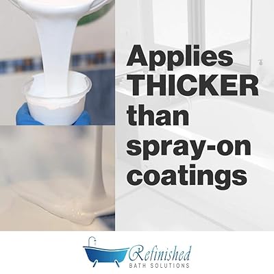 Buy Ekopel 2k Bathtub Refinishing Kit Odorless Diy Sink And Tub Reglazing Kit 20x Thicker Than Other Refinishing Kits No Peel Pour On Tub Coating Bright Gloss Tub Coating