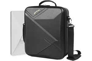 EXNOVFC Starlink Mini Case for RV Camping,Travel,Carrying|Waterproof EVA Hard Shell Travel Bag with Shoulder Strap, Custom Storage for Starlink Mini Accessories