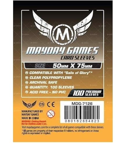 Amazon.com: Phantom Sleeves: Gold Size 50 x 75mm: Glossy Front/Back - 50  Pack - Transparent Protective Card Sleeves for Board Games, Trading Cards &  Card Games : Toys & Games