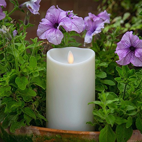 Luminara Realistic Artificial Moving Flame Outdoor Pillar Candle