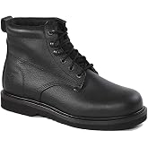 Rhino 61M21 6 inch Plain Toe Leather Work Boot - Black (7)