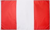 AZ FLAG Peru Without Arms Flag 3x5 ft 100D Polyester Two Brass Grommets