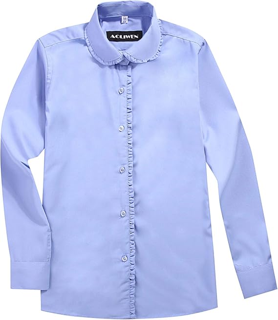 slim fit school shirts long sleeve