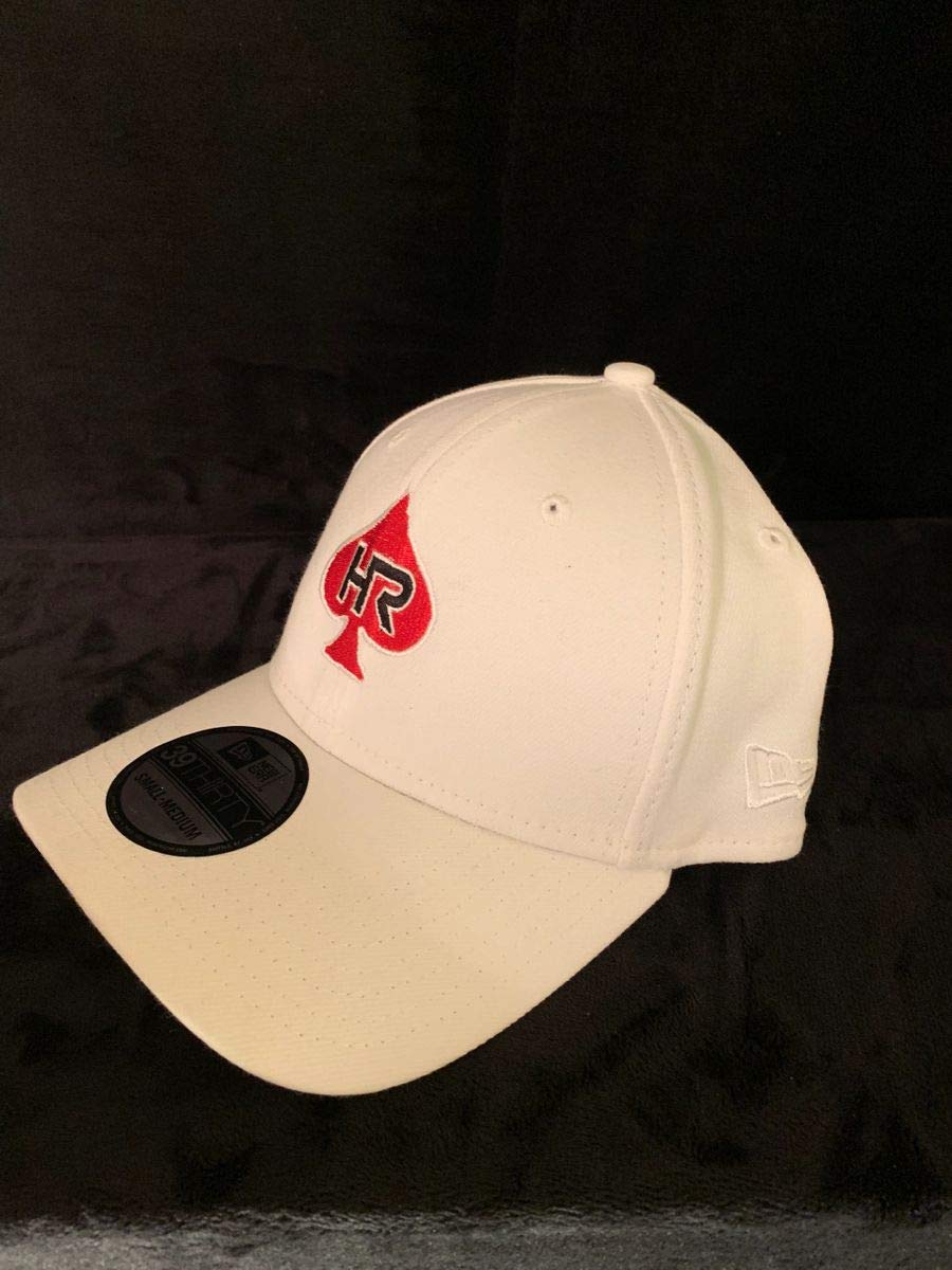 Amazon Com White High Roller Poker Logo New Era 39thirty Fitted Hat Large X Large Handmade