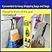 Villexun 4 Pack Car Seat Headrest Hooks, Strong Durable Backseat Headrest Hanger Storage For Handbags, Purses, Coats, and Grocery Bags, Universal Vehicle Car Seat Back Headrest Bottle Holder11
