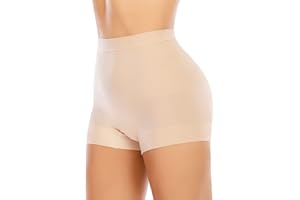 WERENA Seamless Shaping Boyshorts Panties for Women Slip Shorts Under Dress Shapewear Shorts Tummy Control Underwear