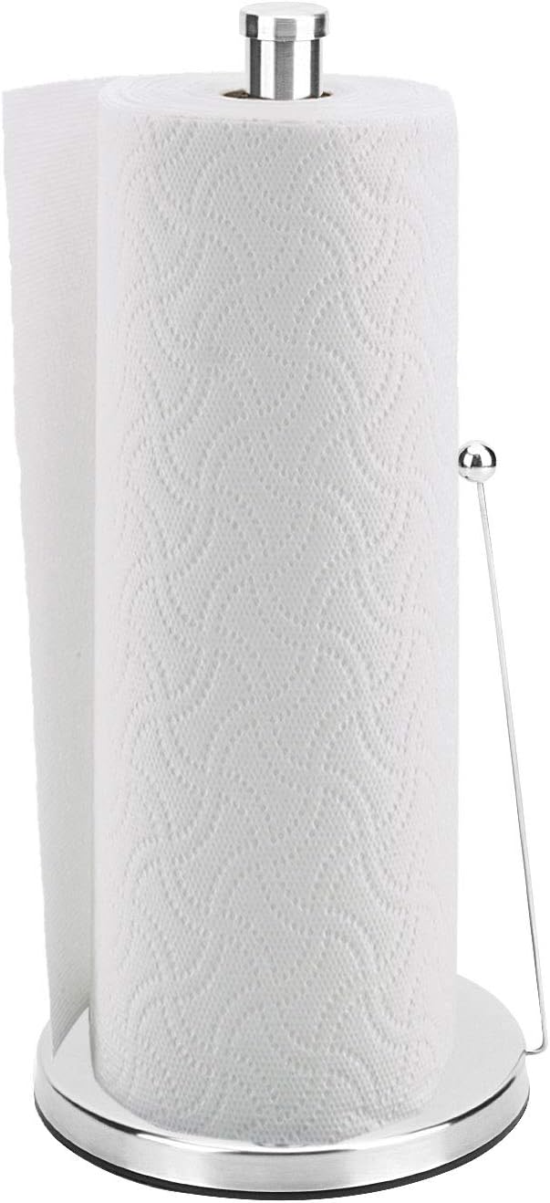 Paper Towel Holders Stainless Steel Vertical Free Standing Toilet Paper Holder Tissue Holder Counter Top For Kitchen Dining Room Bathroom Powder Room Price In Uae Amazon Uae Kanbkam