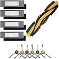 wanvieonet Vacuum Accessories Kit Replacement Compatible with Ecovacs Deebot T8,T8+, T8 AIVI, T8MAX, N8, N8+, N8 Pro, N8 Pro+, T9, T9+, 1 Main Brush, 4 Filters, 6 Side Brushes