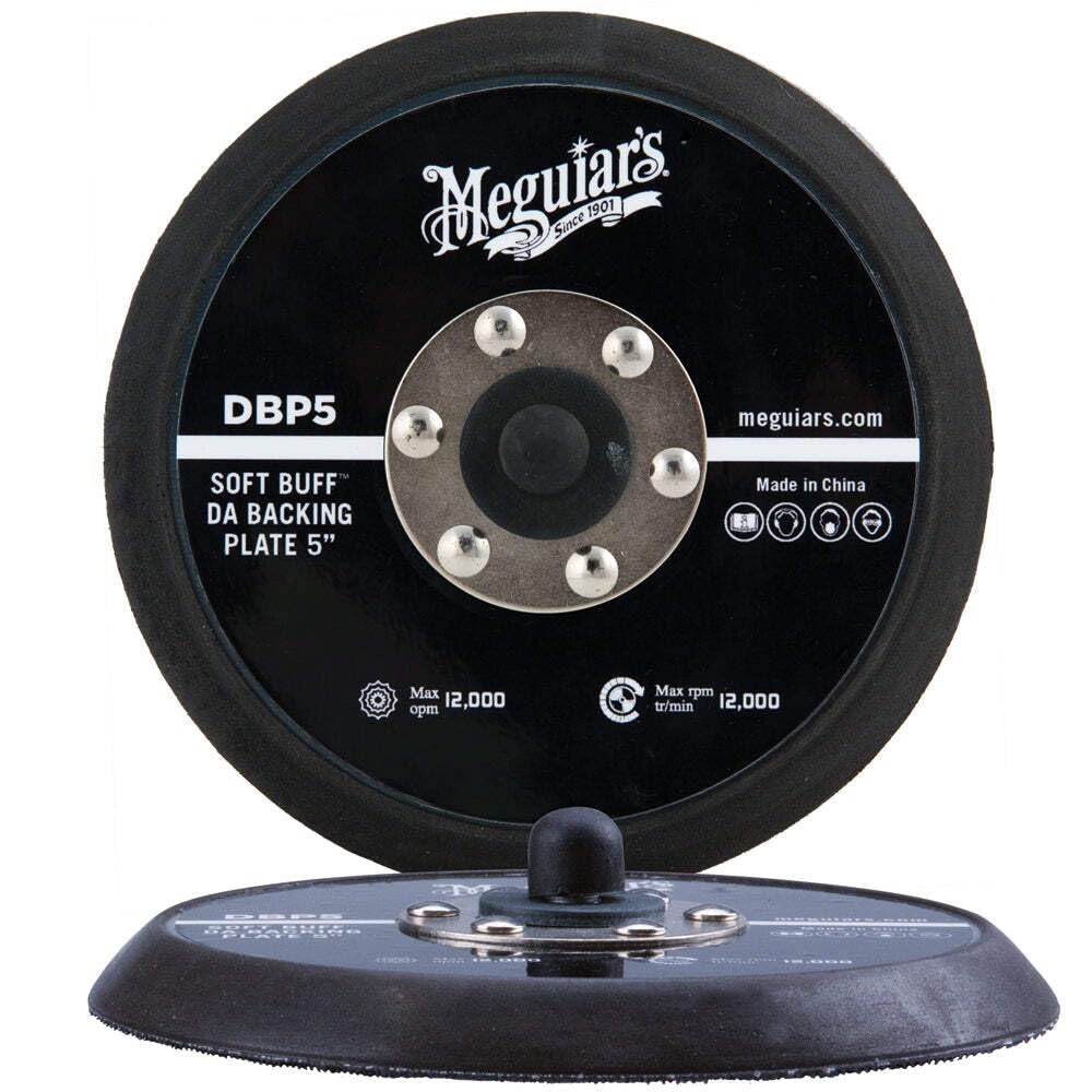 Meguiar's mens DBP5 s 5 Soft Buff DA Backing Plate Use with MT300 Dual Action Variable Speed Polisher, Black, Backing Plate UK