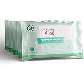 Utiva Cleansing Wipes - pH Balanced Vaginal Care - Feminine Hygiene - Alcohol-Free, Fragrance-Free - Gentle and Calming - Fem