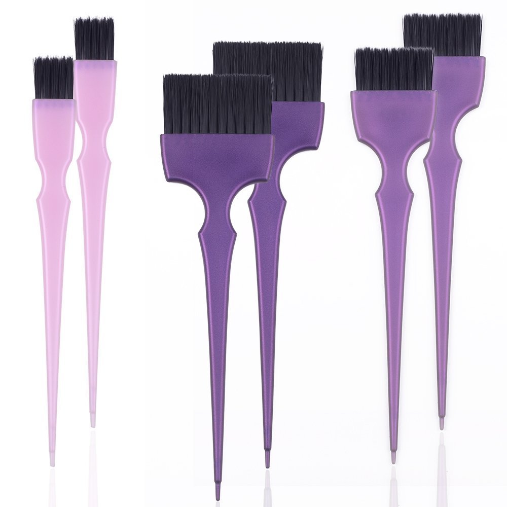 Hair Dye Coloring Brushes Kit Color Applicator Tint Brush-6 Pieces : Beauty