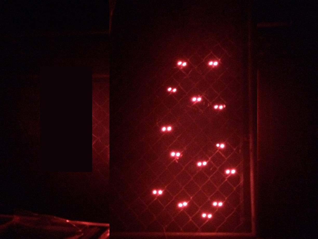 Blinking Bogeymen Halloween red eyes scary decoration props