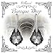 EleQueen 925 Sterling Silver CZ Baroque Drop Hook Earrings Black Made with Austrian Crystals, Valentine's Day/Mother's Day/Christmas Jewelry Gift for Girlfriend/Mom