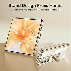 LEIAU for Samsung Galaxy z-Fold-5 Case: Transparent