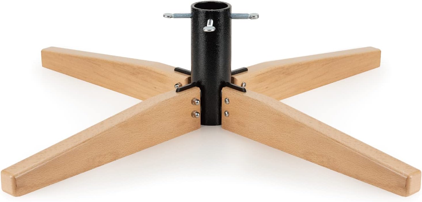 Tree Stands - Tree Nest Christmas Tree Stand for Artificial Tree Christmas Base Holder fits 6ft 6.5ft 7ft 7.5ft 8ft 9ft 10ft Fake Tree Stable for Xmas Tree Minimalistic(White,Large)