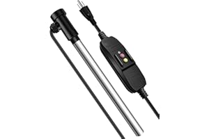 NXQWLL 1800W Immersion Water Heater with Plug, Submersible Water Heater for Bathtub Pool Water Tank Cattle Trough, Portable Hot Tub Heater