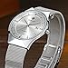 Tamlee Fashion Casual Brand Men's Quartz Watch Date Mesh Steel Strap Ultra Thin Dial Clock (White)