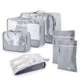 Organisateur de voyage, morpilot 6PCS Organisateur de valise Organisateur de sac