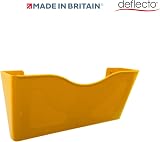 Deflecto Yellow A4 Wall Mounted Document Holder Landscape view 3