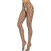 MANZI Patterned Tights Sheer Pantyhose for Women 20 Denier Stockings