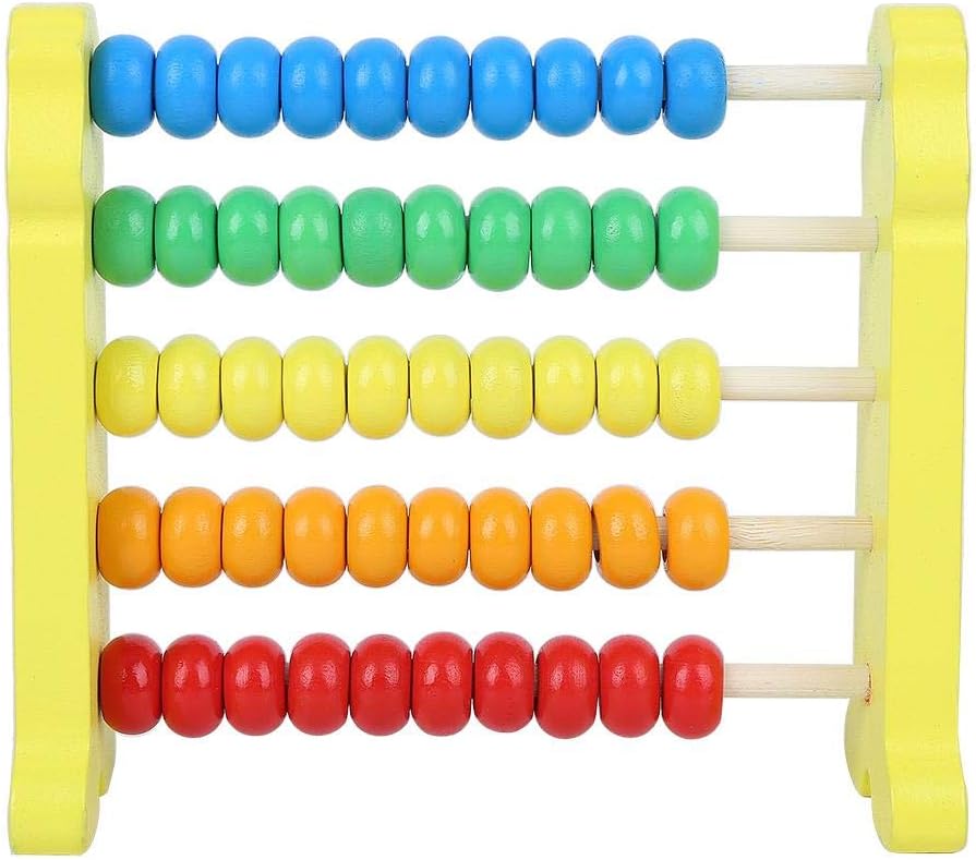 YOUTHINK Arithmetic Rack Math Toy Wooden Educational Early Learning Toy ...