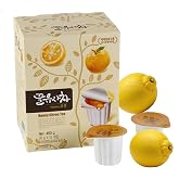 Honey Citron Tea Portion Cups Just Add Hot Water Individual Capsule 30gx15 Made in KOREA 꿀유자차