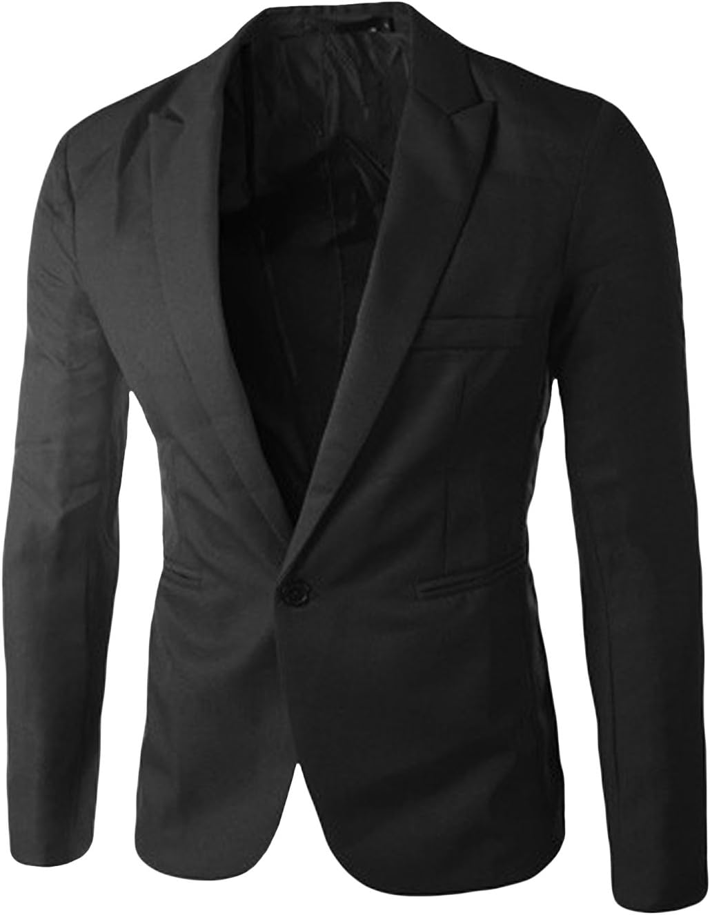 Legou Men's Slim Fit One Button Blazer Jacket