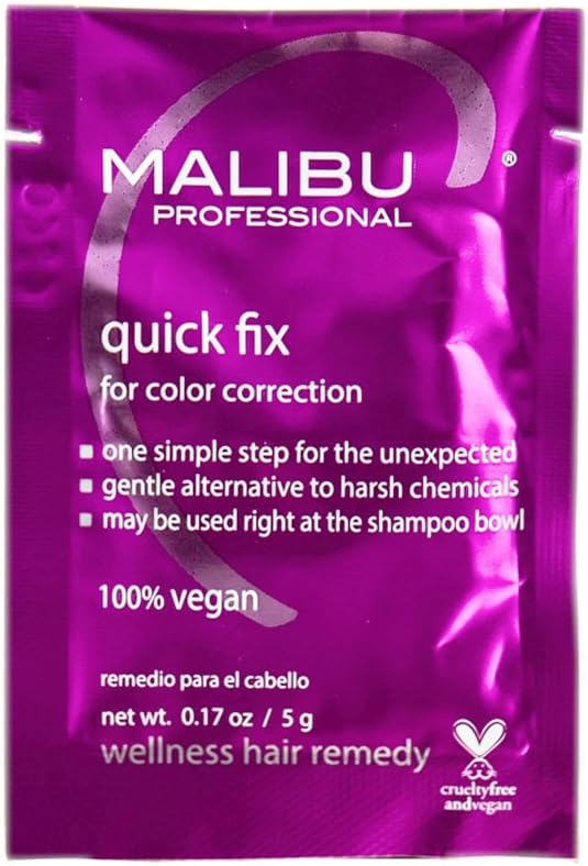 Malibu C Quick Fix For Color Correction 1 Packet By Malibu Wellness Amazon Ca Health Personal Care