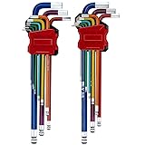 Lichamp 18-Piece Long Allen Wrenches Sets, Metric