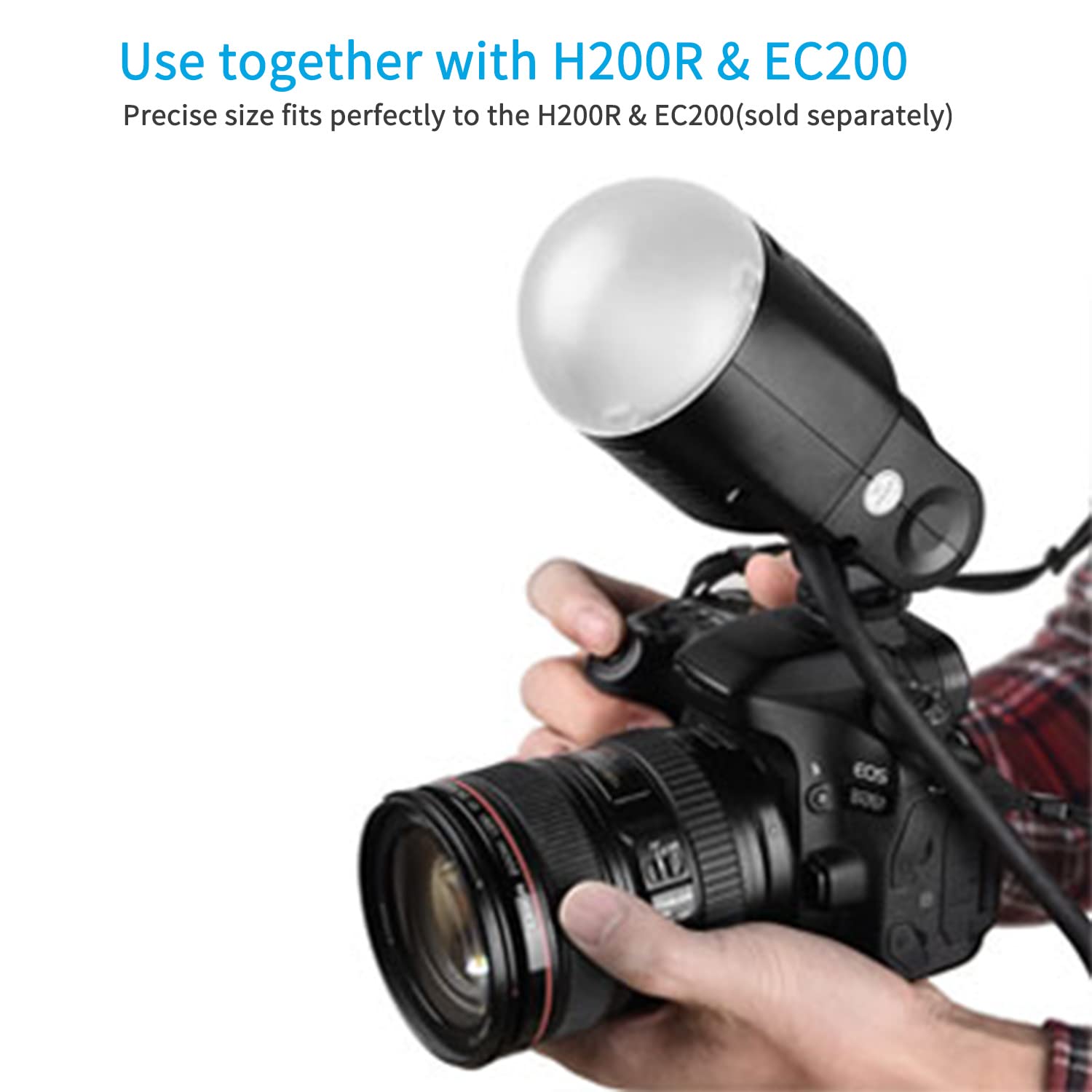 Godox AK-R11 Diffuser Dome for Godox V1 V1pro V100 Round Head Flash for Godox AD100Pro / H200R